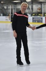DENISE VAN OUTEN at Dancing on Ice Rehersal in London 01/09/2021