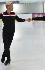 DENISE VAN OUTEN at Dancing on Ice Rehersal in London 01/09/2021