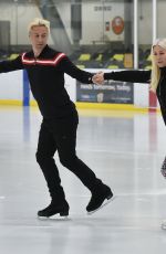 DENISE VAN OUTEN at Dancing on Ice Rehersal in London 01/09/2021