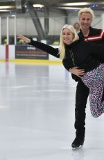 DENISE VAN OUTEN at Dancing on Ice Rehersal in London 01/09/2021