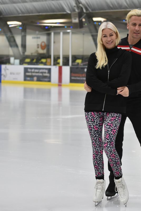 DENISE VAN OUTEN at Dancing on Ice Rehersal in London 01/09/2021