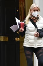 DENISE VAN OUTEN Leaves a Medical Clinic in London 01/19/2021