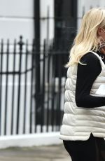 DENISE VAN OUTEN Leaves a Medical Clinic in London 01/19/2021