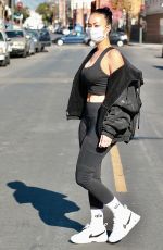 DRAYA MICHEL in Tights Out in Los Angeles 01/11/2021