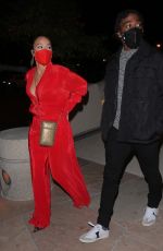 DRAYA MICHELE and Tyrod Taylor Out in Santa Barbara 01/07/2021