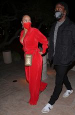 DRAYA MICHELE and Tyrod Taylor Out in Santa Barbara 01/07/2021