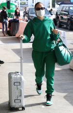 DRAYA MICHELE Arrives at LAX Airport in Los Angeles 01/22/2021