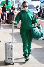 DRAYA MICHELE Arrives at LAX Airport in Los Angeles 01/22/2021