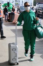 DRAYA MICHELE Arrives at LAX Airport in Los Angeles 01/22/2021