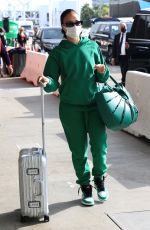 DRAYA MICHELE Arrives at LAX Airport in Los Angeles 01/22/2021