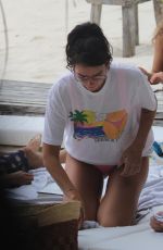 DUA LIPA and Anwar Hadid on Vacation in Tulum 01/05/2021