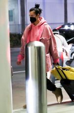 DUA LIPA at LAX Airport in Los Angeles 01/10/2021