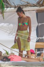DUA LIPA in Bikini at a Beach in Tulum 01/01/2021