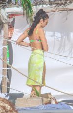 DUA LIPA in Bikini at a Beach in Tulum 01/01/2021