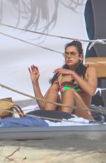 DUA LIPA in Bikini at a Beach in Tulum 01/01/2021