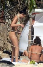 DUA LIPA in Bikini on the Beach in Tulum 01/01/2021