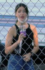 EIZA GONZALEZ on the Set of Ambulance in Los Angeles 01/14/2021