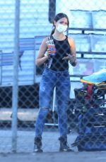 EIZA GONZALEZ on the Set of Ambulance in Los Angeles 01/14/2021