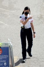 EIZA GONZALEZ on the Set of Ambulance in Los Angeles 01/18/2021
