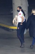 EIZA GONZALEZ on the Set of Ambulance in Los Angeles 01/27/2021