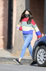 EIZA GONZALEZ Out for Coffee in West Hollywood 01/05/2021