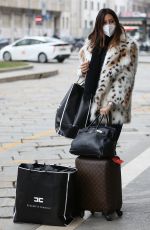 ELISABETTA GREOGRACI Out in Milan 01/31/2021