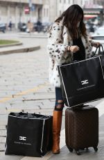 ELISABETTA GREOGRACI Out in Milan 01/31/2021