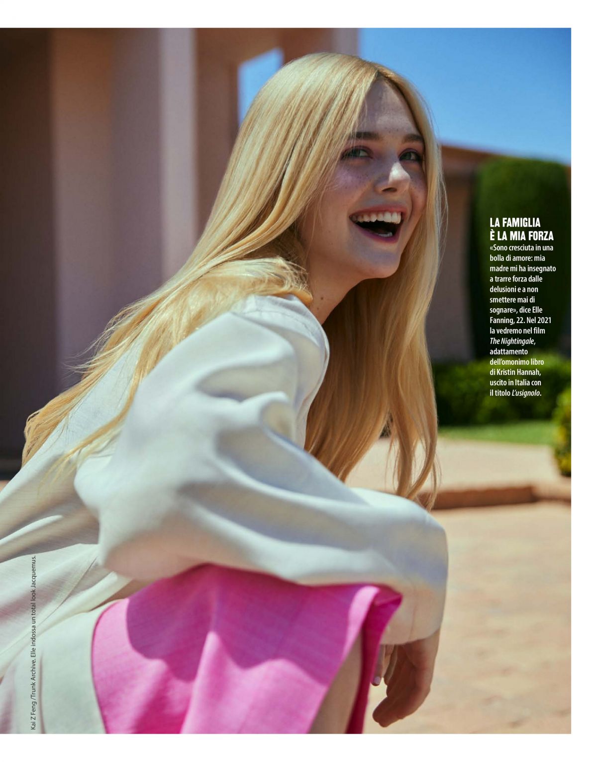 Elle Fanning In Natural Style Magazine January 2021 Hawtcelebs