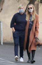 ELLEN DEGENERES and PORTIA DE ROSSI Out in Montecito 01/05/2021