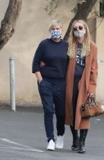 ELLEN DEGENERES and PORTIA DE ROSSI Out in Montecito 01/05/2021