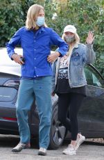 ELSA HOSK and Tom Daly Out in Los Angeles 01/02/2021