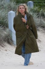 ELSA PATAKY on the Set of Carmen at Maroubra Beach in Sydney 01/23/2021