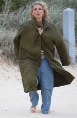 ELSA PATAKY on the Set of Carmen at Maroubra Beach in Sydney 01/23/2021