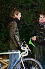 EMMA CORRIN and HELENA BONHAM CARTER Out in London 12/26/2020
