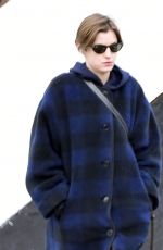 EMMA CORRIN Out with Her Dog in London 01/17/2021