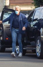 EMMA KROKDAL and Dolph Lundgren Out in Los Angeles 01/24/2021