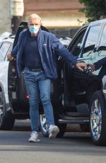 EMMA KROKDAL and Dolph Lundgren Out in Los Angeles 01/24/2021