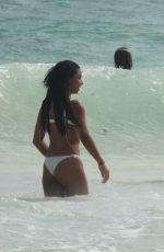EMMA MILTON in Bikini at a Beach in Tulum 01/26/2021