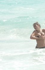 EMMA MILTON in Bikini at a Beach in Tulum 01/26/2021