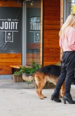 EMMA SLATER and Sasha Farber Out in Los Angeles 01/07/2021