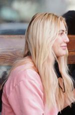 EMMA SLATER and Sasha Farber Out in Los Angeles 01/07/2021