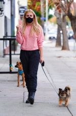EMMA SLATER and Sasha Farber Out in Los Angeles 01/07/2021