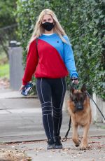 EMMA SLATER Out with Her Dogs in Los Angeles 01/23/2021