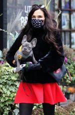 FAMKE JANSSEN Out with Her Dog in New York 01/05/2021