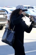 GARCELLE BEAUVAIS Leaves a Nail Salon in Studio City 12/30/2020