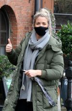 GEMMA ATKINSON Arrives at Hits Radio Station in Manchester 01/28/2021