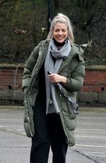 GEMMA ATKINSON Arrives at Hits Radio Station in Manchester 01/28/2021