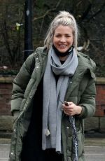 GEMMA ATKINSON Arrives at Hits Radio Station in Manchester 01/28/2021