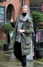 GEMMA ATKINSON Arrives at Hits Radio Station in Manchester 01/28/2021