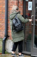 GEMMA ATKINSON Arrives at Hits Radio Station in Manchester 01/28/2021